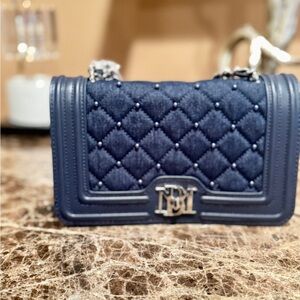 Badley Mischka Navy Blue Bag